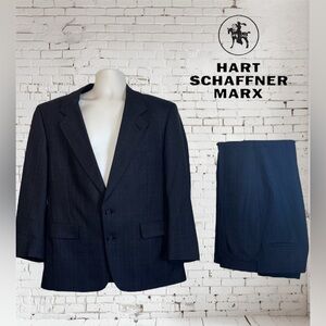 Hart Schaffner Marx Men's Navy Blazer